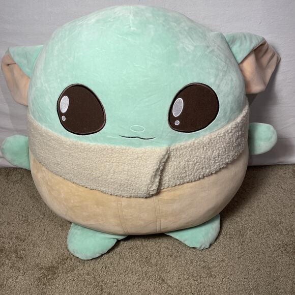 Star Wars Mattel Grogu The Child Giant Plush Squish 20 in Cutopia Mandalorian - Picture 4 of 9